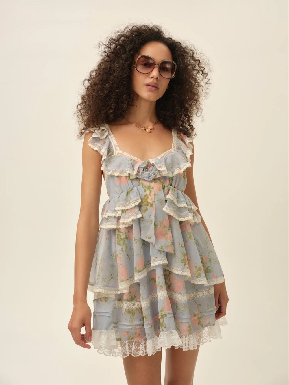 For Love And Lemons Wild Rose Dress size Medium